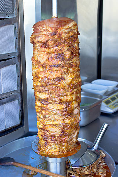istock Greek gyros roasted meat 453168487