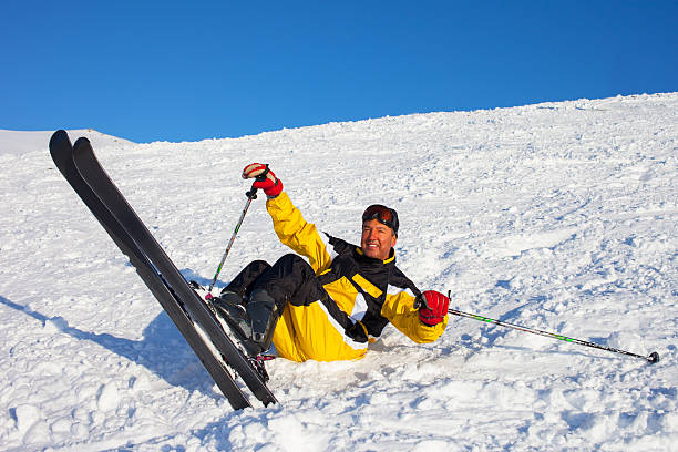 istock Smiling Skier  man on snow 453173709