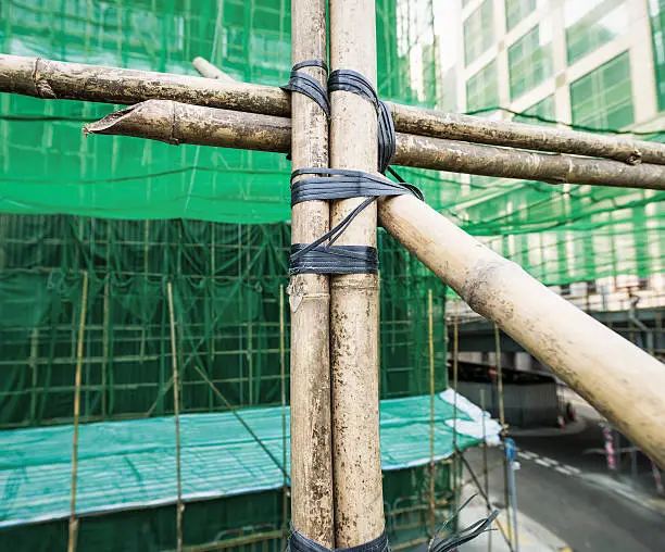 Photo of Bamboo Scaffolding in China