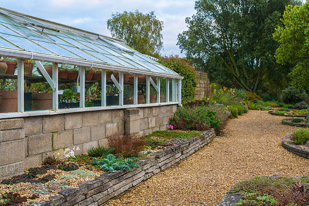 istock Greenhouse and garden 453176603