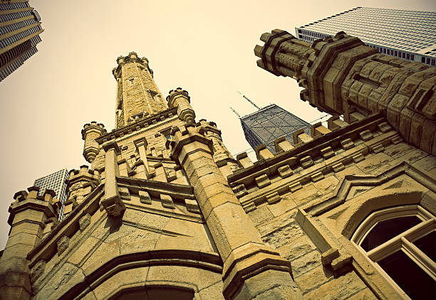 istock Historic Water Tower in Chicago 453177585
