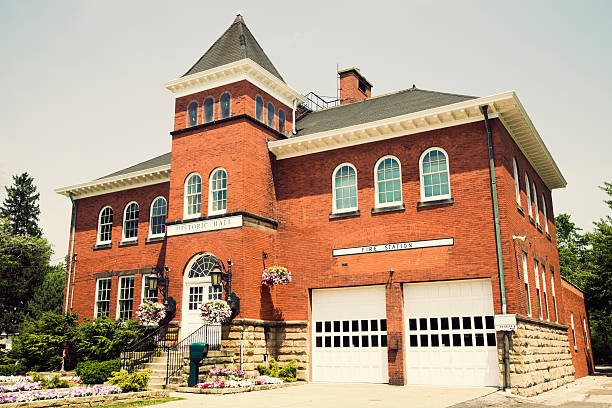 istock Historic Hall and Fire Station in Independence 453177589
