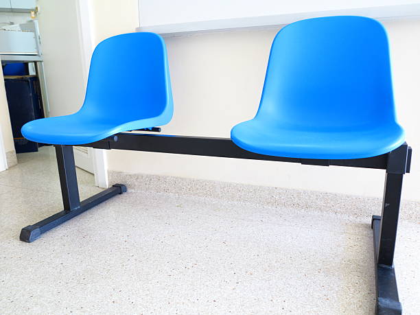 istock Blue stools in the waiting room 453179533