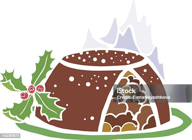 Ilustración de Especial Pudín De Navidad En Fuego y más Vectores Libres de Derechos de Al horno - Al horno, Alimento, Alimentos cocinados