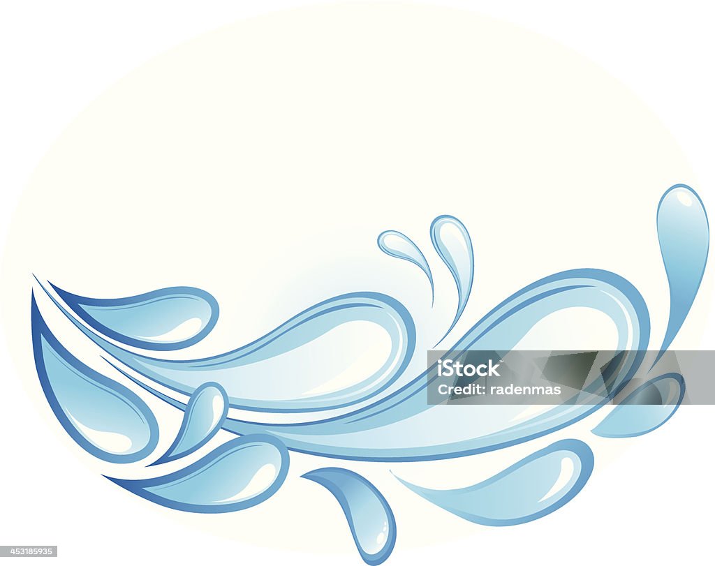 Water Label Background Vector Water Label Vector Isolated Stock Illustration - Download Image Now ...