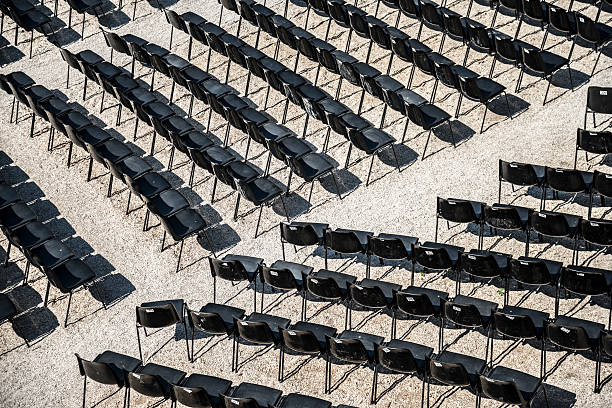 istock Chairs in outdoor theater 453187771