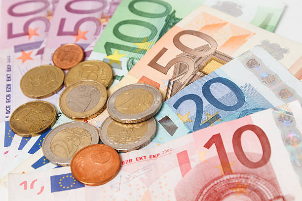 Euro Banknotes stock photo