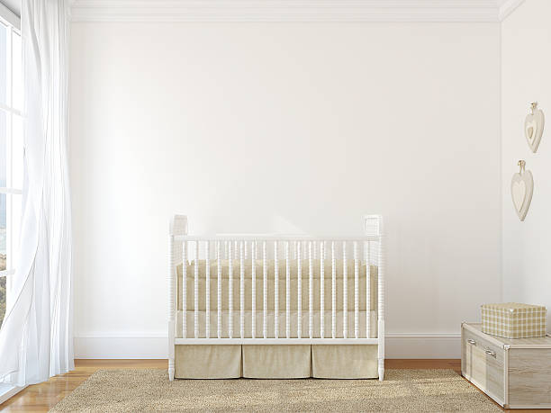 istock Interior of nursery. 453189855