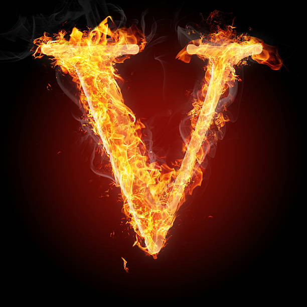 istock Burning letters of English alphabet 453193317