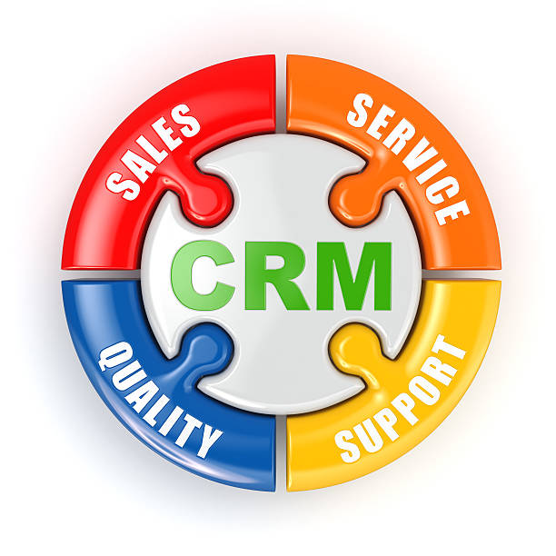 istock CRM. Customer relationship marketing  concept. 453198201