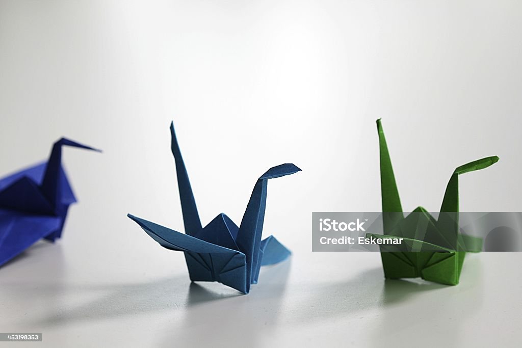 origami cranes - Foto de stock de Amor - Sentimiento libre de derechos