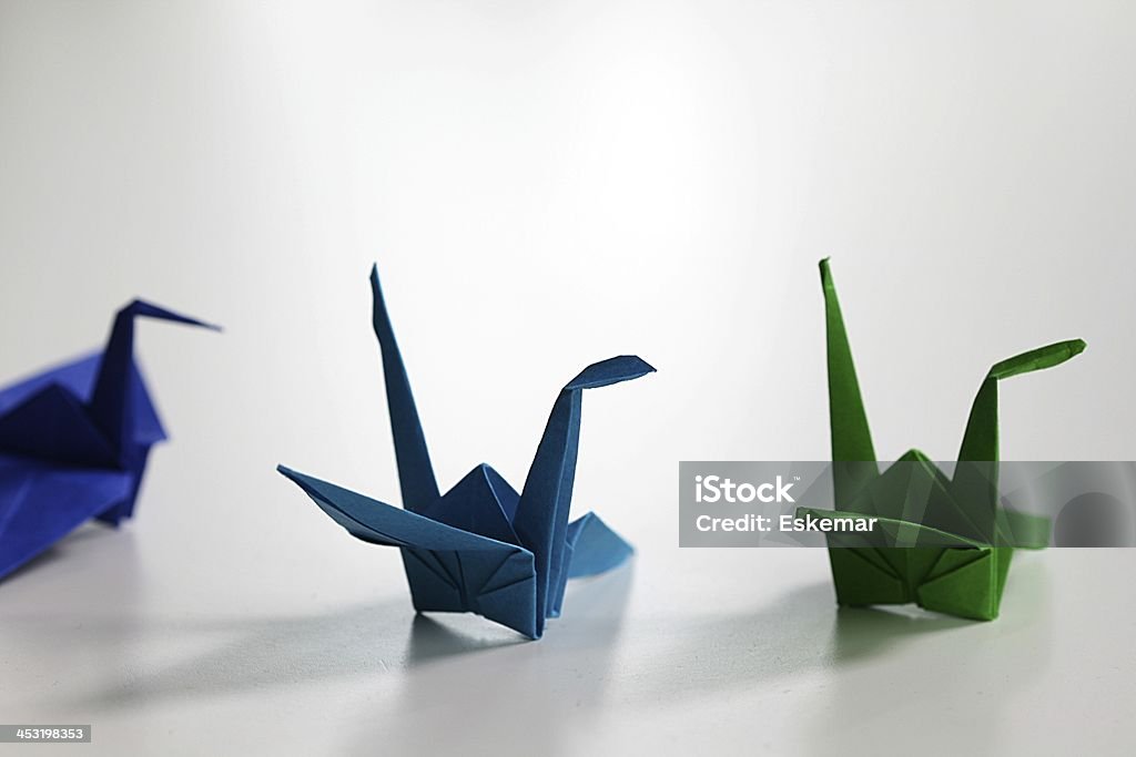 origami guindastes - Royalty-free Amor Foto de stock