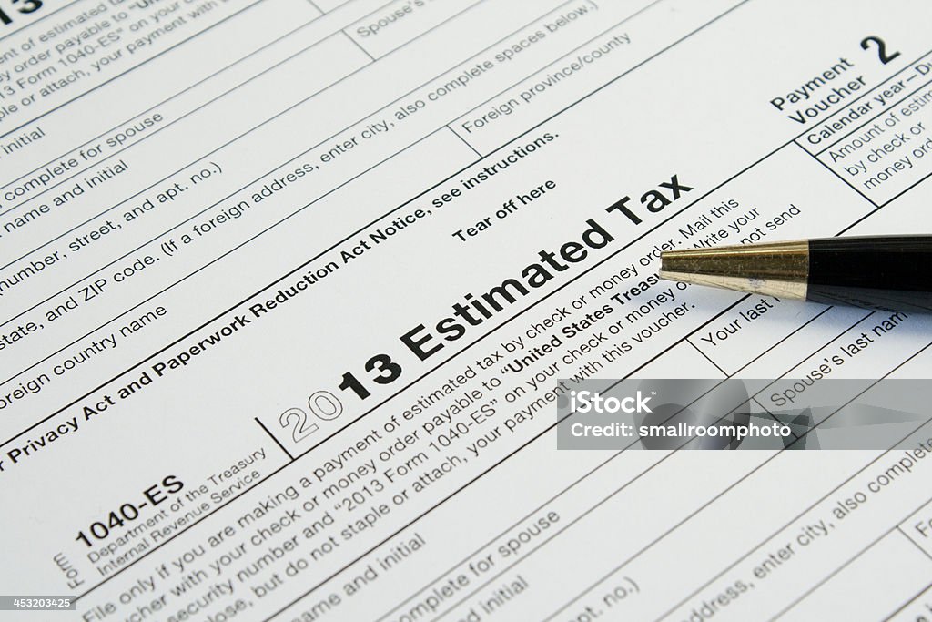 U.  S.  Formulaire des impôts - Photo de Affaires libre de droits
