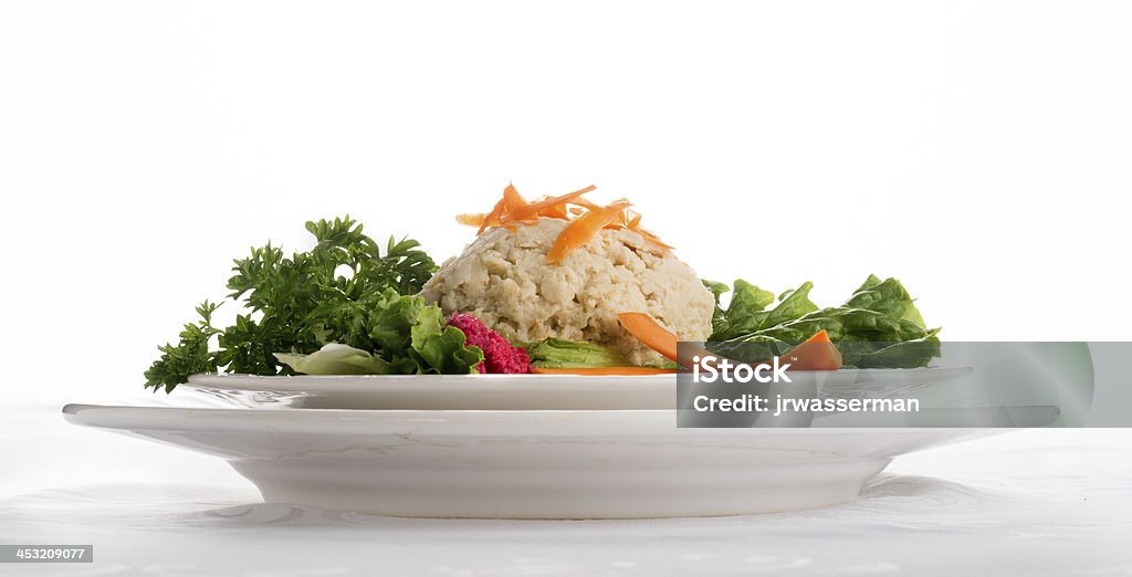 Tradycyjne Jewish Pesach żywności gefilte fish - Zbiór zdjęć royalty-free (Rybne pulpety)