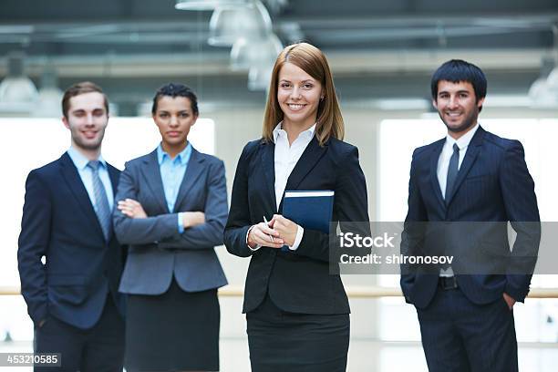 Female Leader Stock Photo - Download Image Now - Adult, Backgrounds, Beautiful People