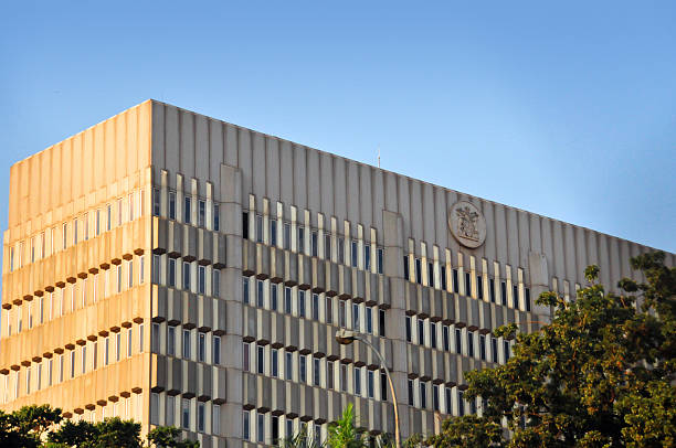 Kampala, Uganda: Bank of Uganda building, the Central Bank of Uganda, Jinja Road - photo by M.Torres