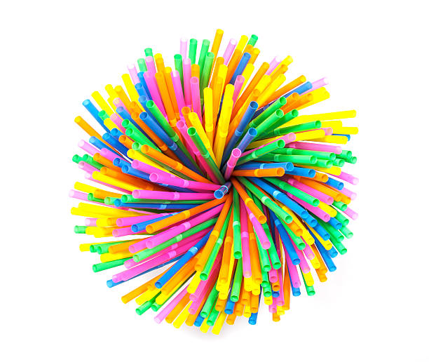 istock Colorful drinking straws close-up background, 453218027