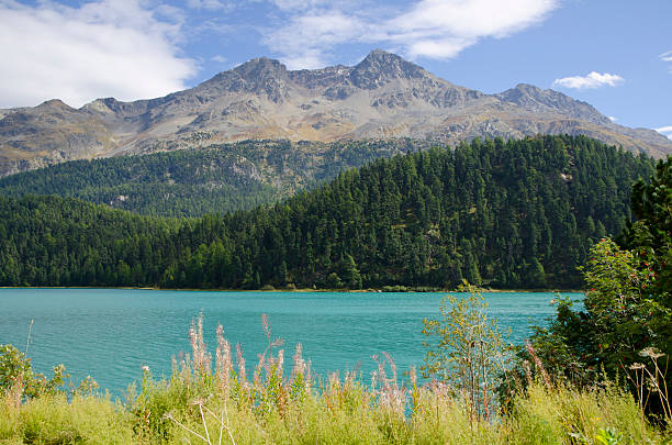 alpine lago - champfer fotografías e imágenes de stock