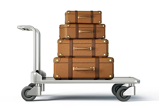 suitcase brown suitcases isolated on a white background suitcase luggage old fashioned obsolete stock pictures, royalty-free photos & images