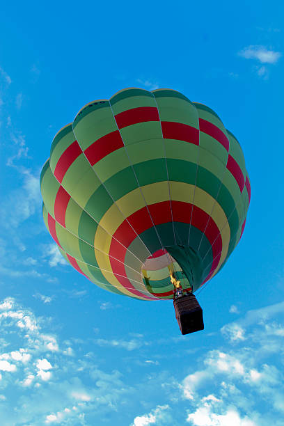 istock Hot Air Balloon against blue sky 453222605