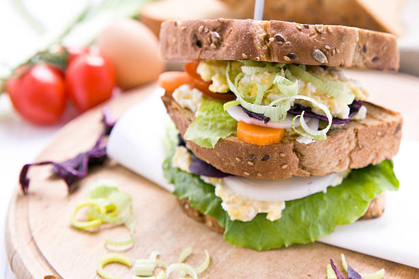 istock Vegetarian club sandwich 453223407