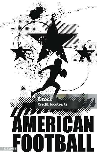 グランジのアメリカンフットボールシーン - アメリカンフットボールのベクターアート素材や画像を多数ご用意 - アメリカンフットボール, アメフト ハーフバック, アメフト選手