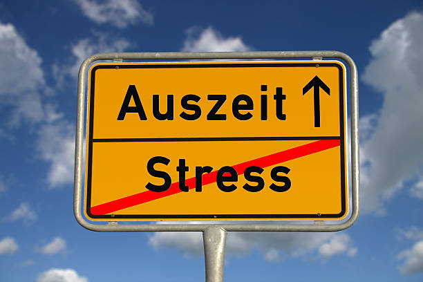 istock German road sign stress  and time-out 453226821