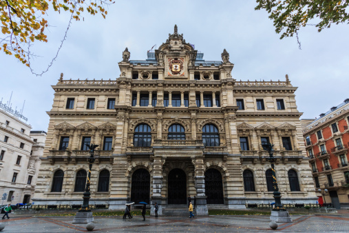 photograph of the Palace of the Provincial Government of Biscay located in bilbao