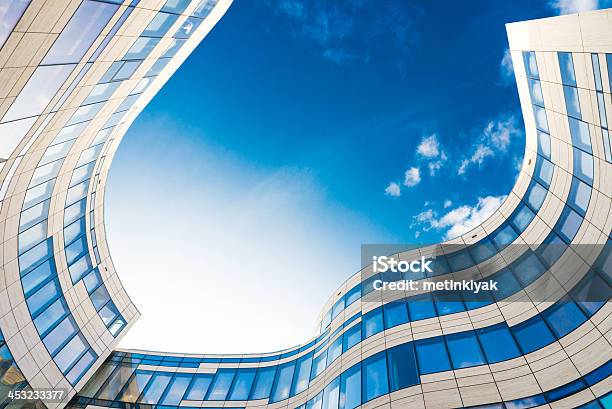 Corporate Buildings Stock Photo - Download Image Now - Architecture, Blue, Building Exterior