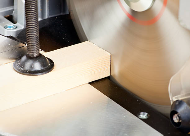 istock Miter saw cutting wood 453237249