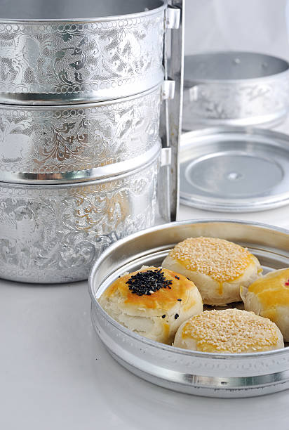 istock Chinese cakes in thai food carrier 453237355