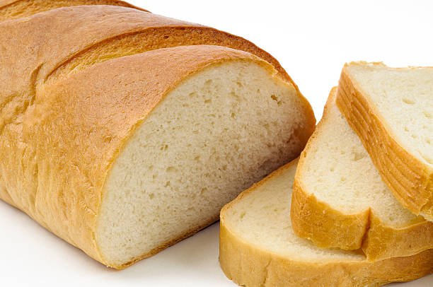 istock Close-up of White Bread with Slices 453238337