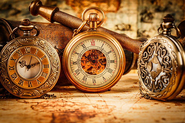 istock Vintage pocket watch 453242127