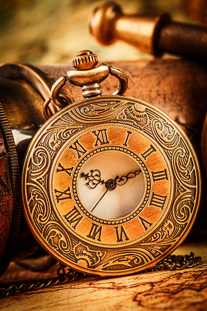 istock Vintage pocket watch 453242139