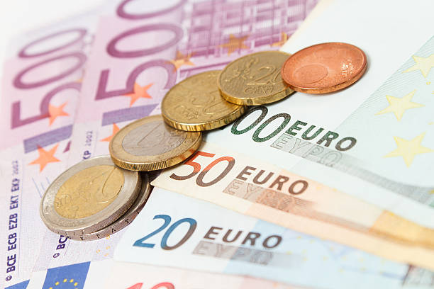 Euro Banknotes stock photo