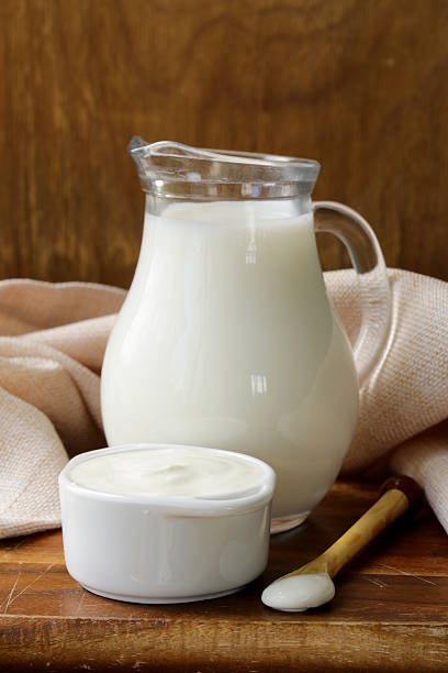 istock still life of dairy products (milk, sour cream) 453242417