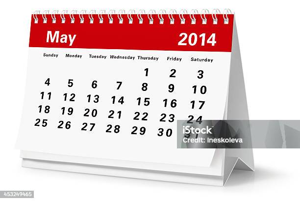 Mayo De 2014 Un Calendario Foto de stock y más banco de imágenes de 2014