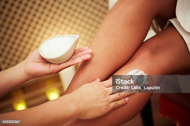 Spa Foot Massage Stock Photo - Download Image Now - Adult, Alternative Therapy, Beautician