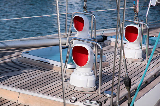 istock Deck of a sailing boat 453251245