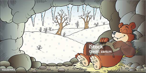 Bear Stock Illustration - Download Image Now - Hibernation, Bear, Sleeping