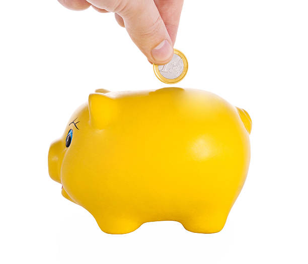 istock Piggy Bank on a white background 453253219