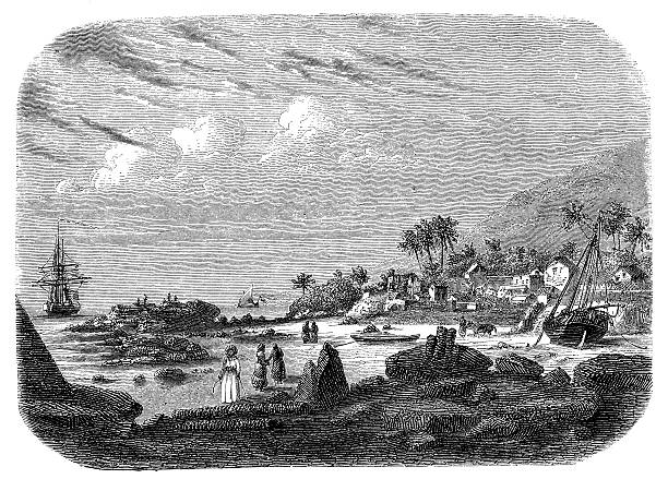 istock Antique illustration of Moroni, Comoros 453256803