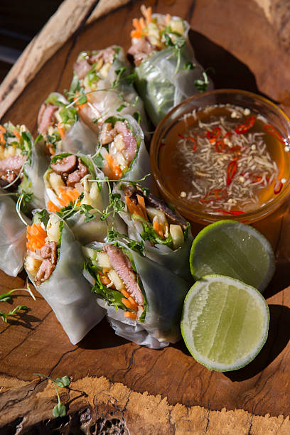 istock Rice Paper Duck Wraps 453257411