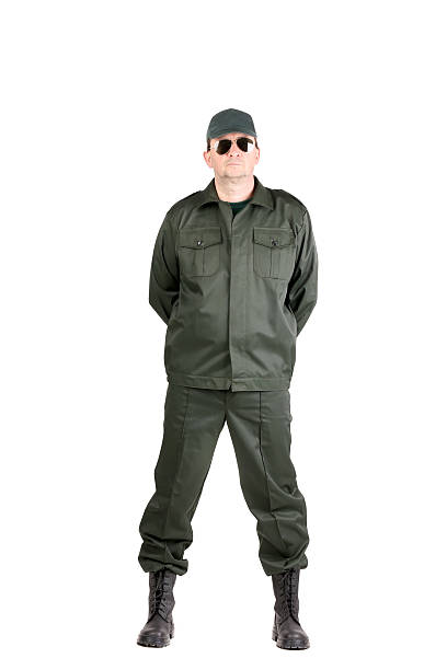 istock Full body portrait of worker. 453259591
