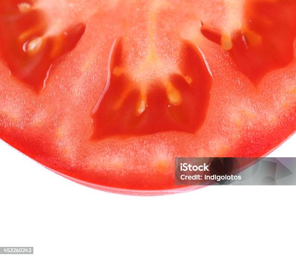 Kleines Stück Tomate Isoliert Stockfoto und mehr Bilder von Abnehmen - Abnehmen, Carotine, Einzelner Gegenstand
