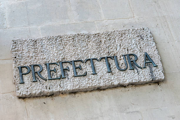 istock Prefettura sign in Italy 453260491