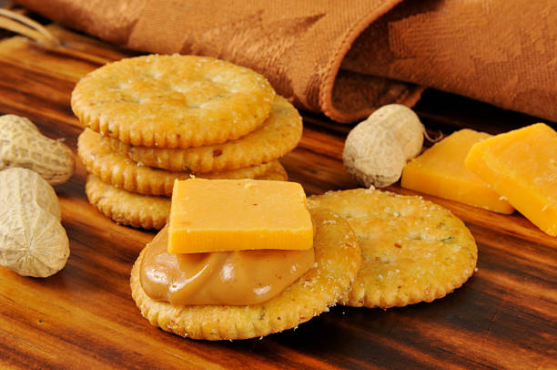 istock Crackers iwth peanut butter and cheese 453274873