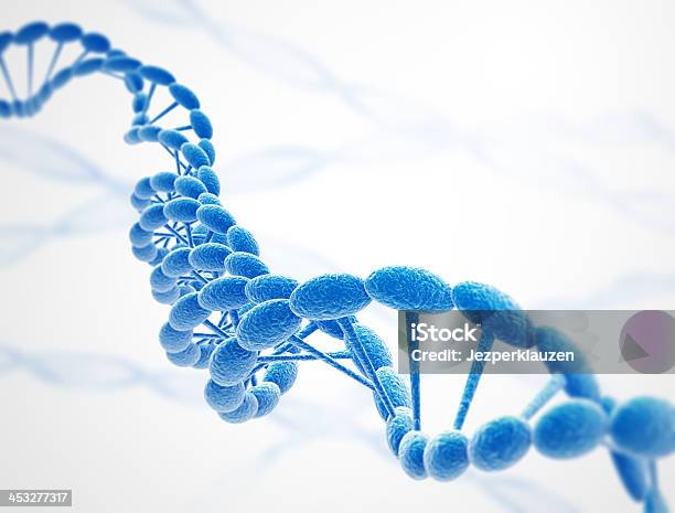 Foto de Dna e mais fotos de stock de Abstrato - Abstrato, Alimento Transgênico, Azul