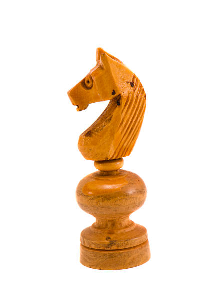 istock isolated wooden old chess knight 453281133