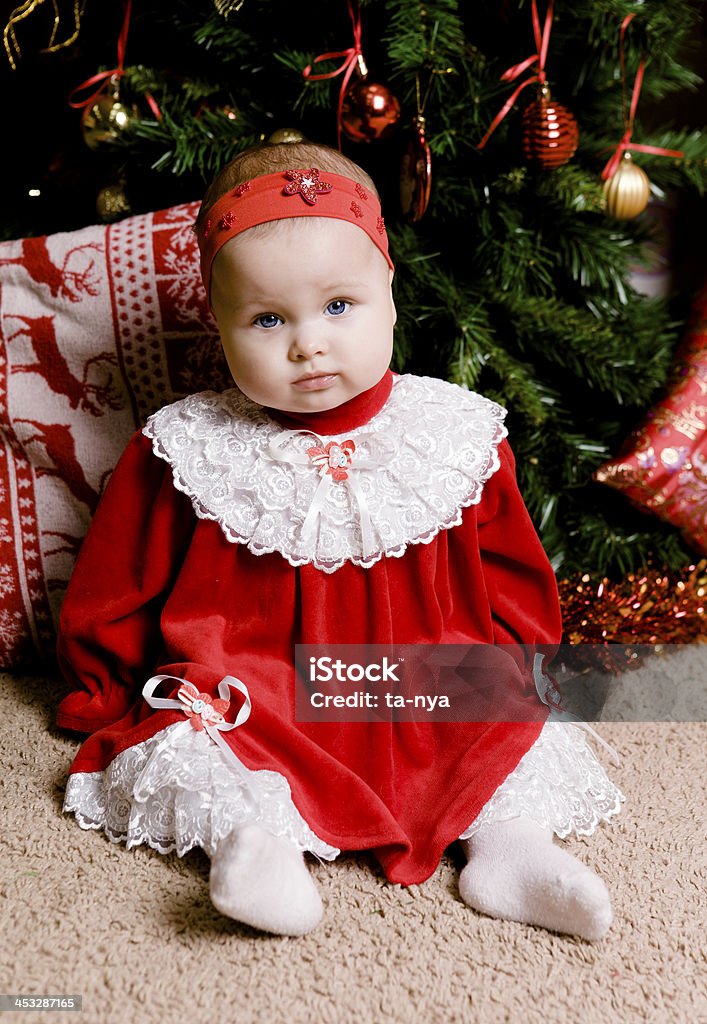 Cute Baby Christmas Time Stock Photo - Download Image Now - Baby Girls, New  Year's Eve, 6-11 Months - iStock
